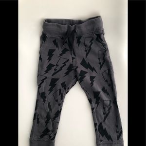 H&M jogger pants with lightening bolts